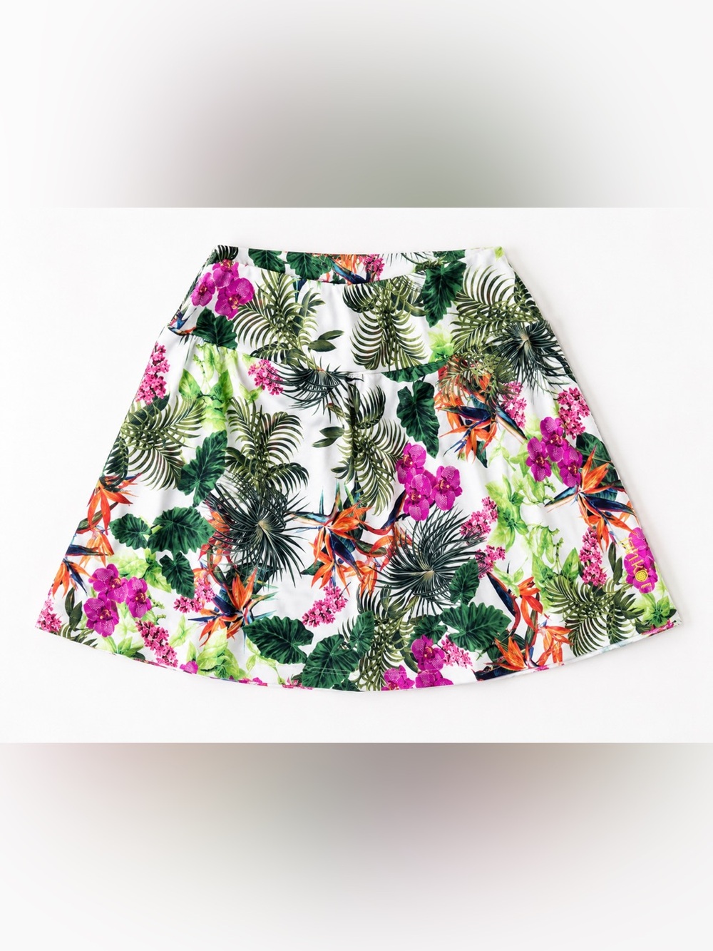 Lilikoi Hawaii Tropical Floral Skort L UPF 50+ Resort Tennis Pickleball